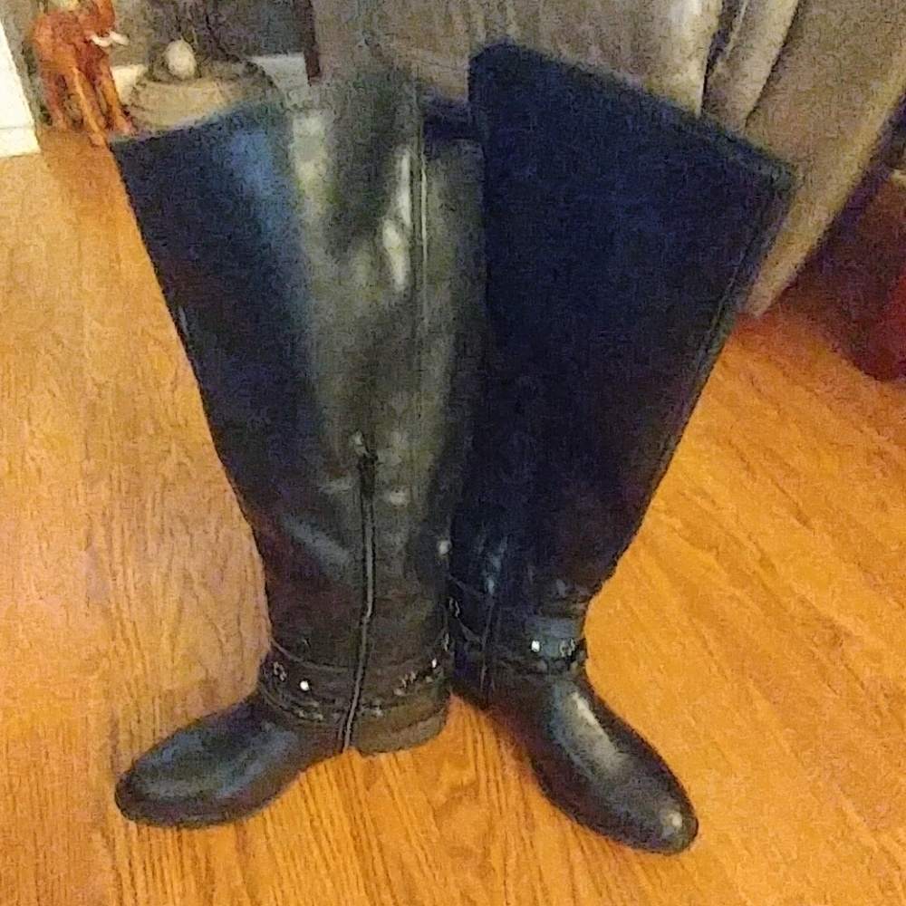 NWOT Women within faux leather boots